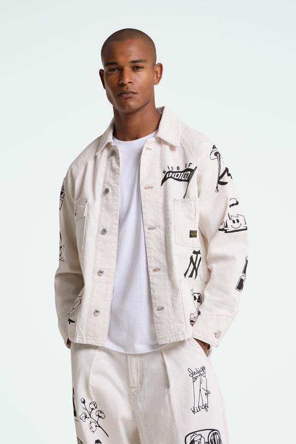 Jas Aymeric Amsterdam Scribble White