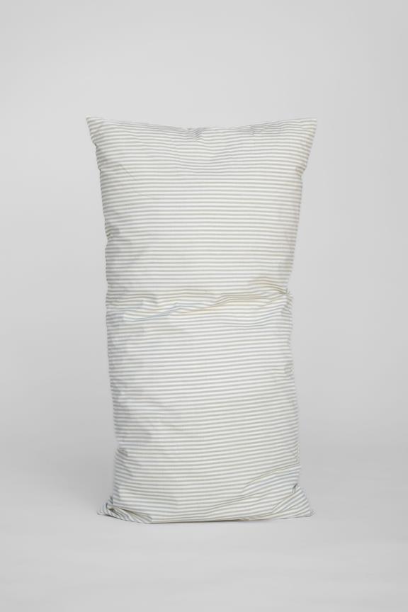 Pillowcase Majuli Stripes Thyme/Natural White