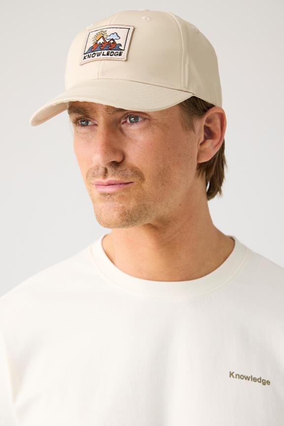 Cap Vent Canvas 200 Badge Licht Veergrijs