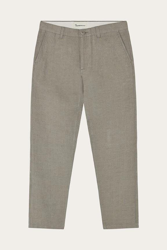 Hose Chuck Regular Leinen Twill Beige