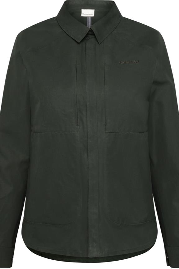 Veste Vent Canvas 200 Forêt Nuit