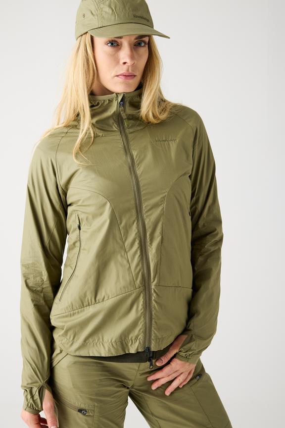 Veste Vent Ripstop 90 Vert Olive Brûlé Veste Vent Ripstop 90 Vert Olive Brûlé