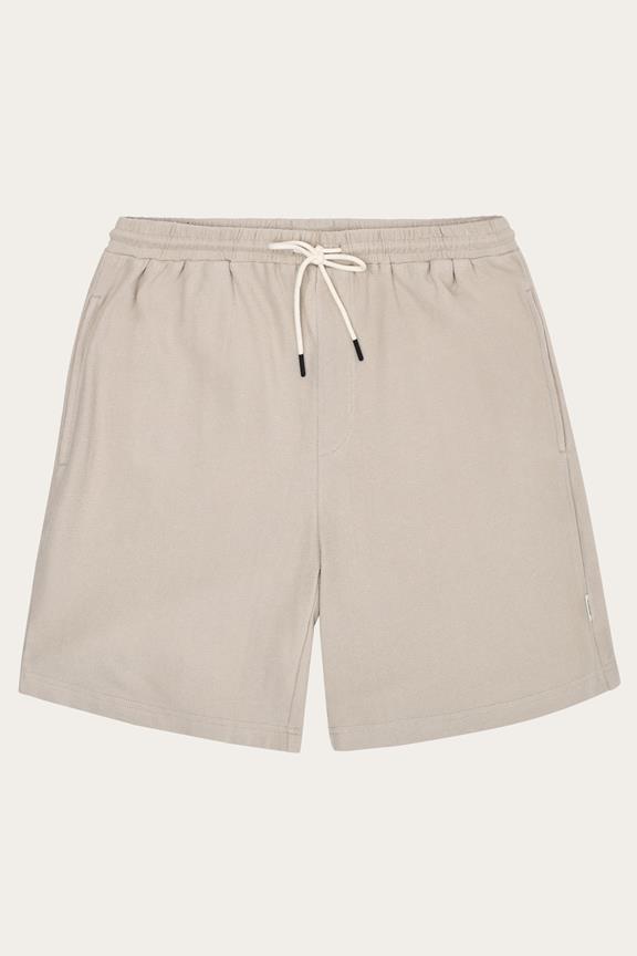 Shorts Fig Loose Bouclé Licht Vedergrijs