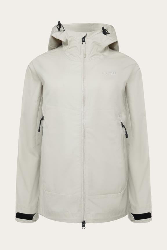 Veste Femme Vent Canvas 200 Shell Gris Clair Veste Femme Vent Canvas 200 Shell Gris Clair