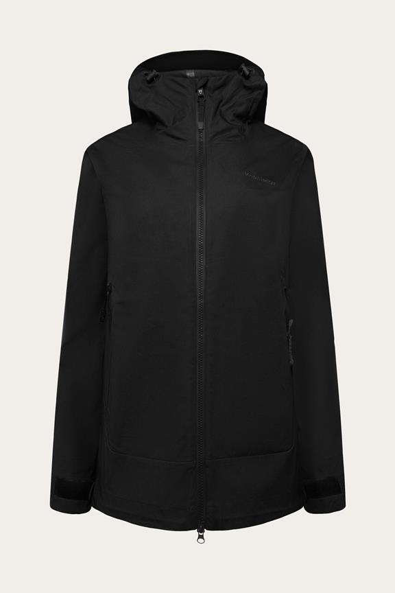 Veste Femme Vent Canvas 200 Shell Noir Jet Veste Femme Vent Canvas 200 Shell Noir Jet