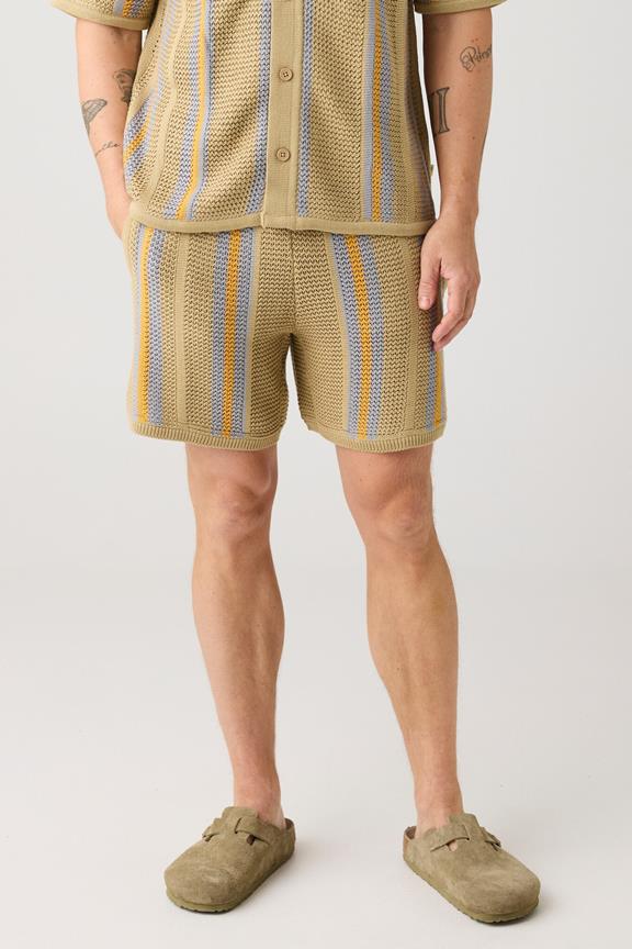 Gebreide Shorts Fig Loose Beige