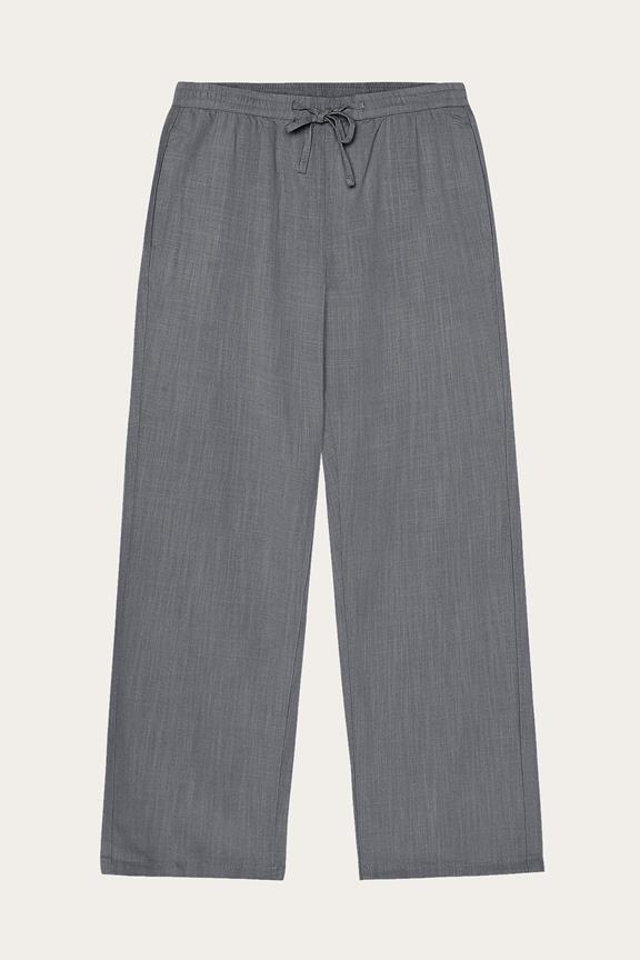 Hose Tim Tapered Leinen Mix Ultimate Grau 