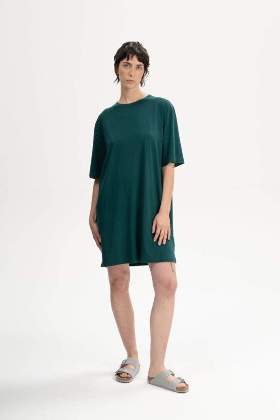 T-Shirt Kleid Oversized Baasu Deep Sea Teal