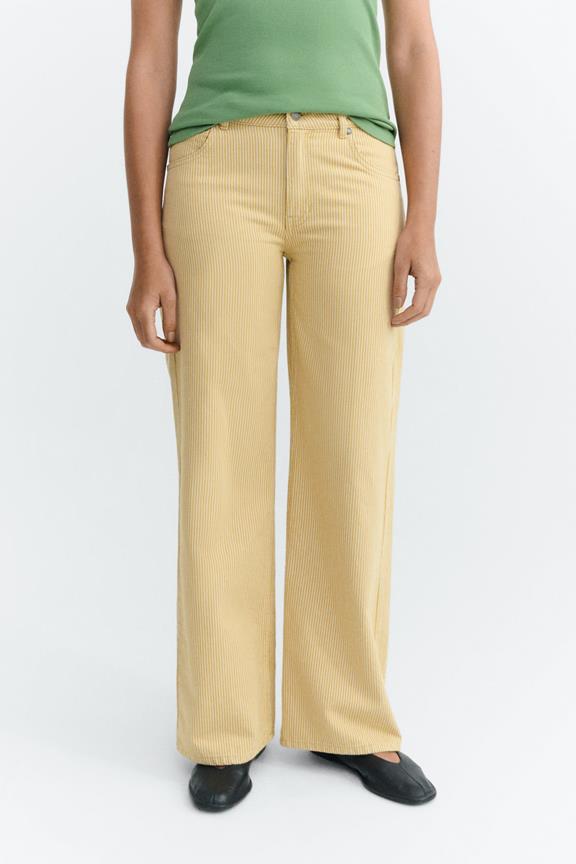 Pants Kettan Low Rise Striped Yellow