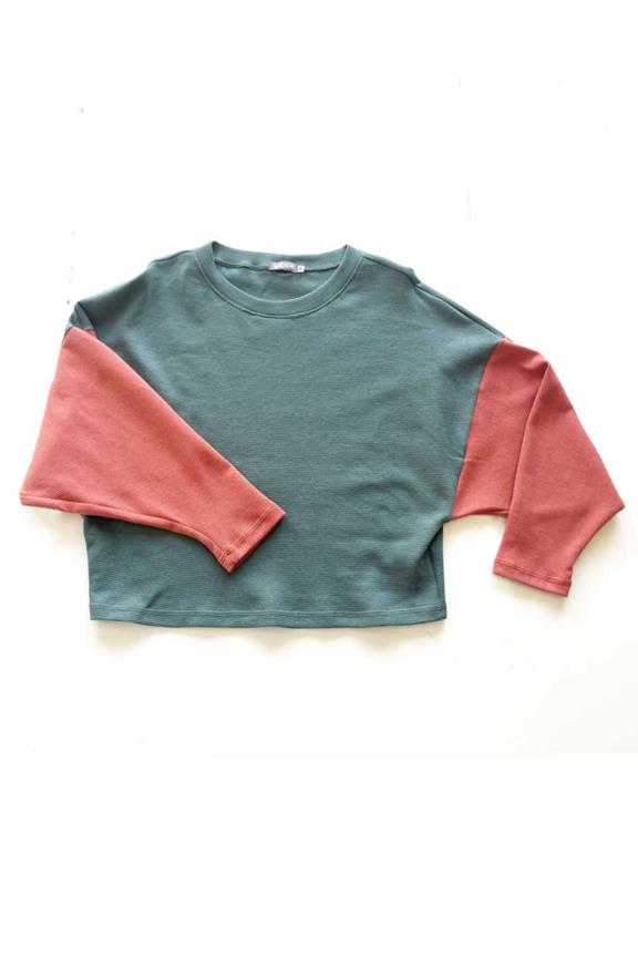 Sweater Waver Teal & Apricot