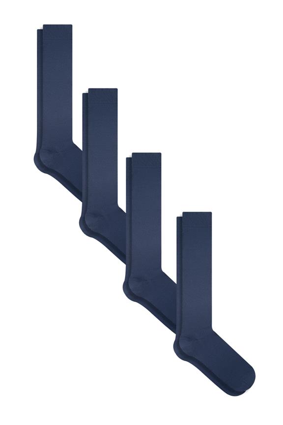 Multipack Van 4 Kniekousen In Donkerblauw