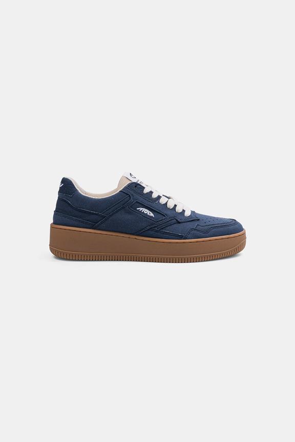Sneakers Origin Full Blue Vegan Suede Mushroom