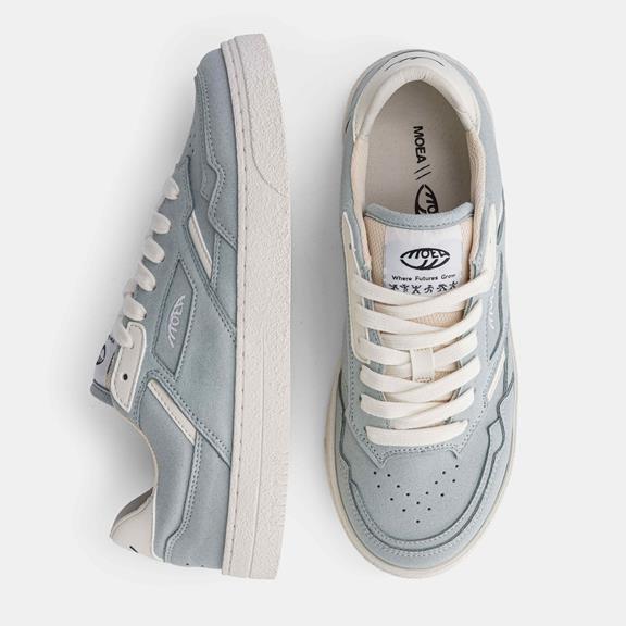 MoEa Sneaker Origin Low Sea Veganes Wildleder & Beige Mais