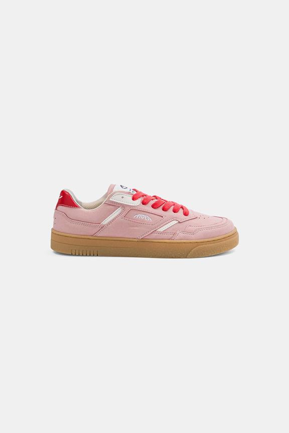 Sneakers Origin Low Pink Vegan Suede & Beige Apple
