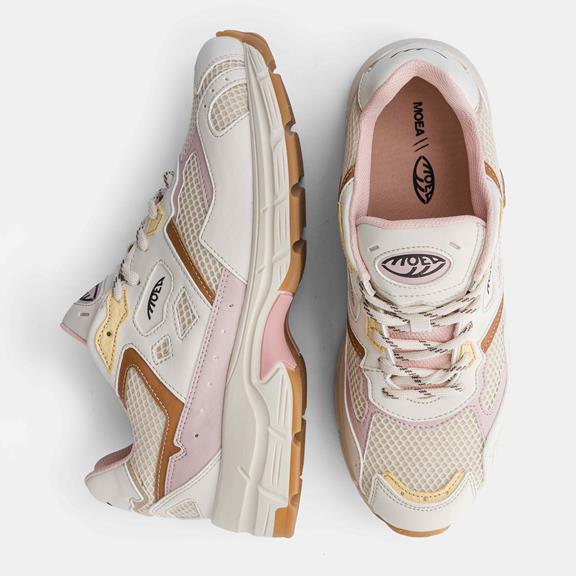 MoEa Sneakers Rush Roze & Gele Ananas