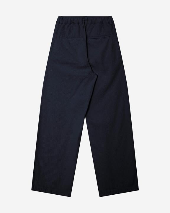 MATONA Geplooide Broek In Marineblauw