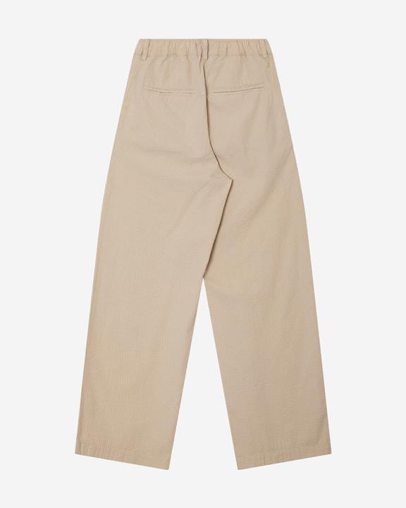 MATONA Broek Met Plooien In Zandkleur