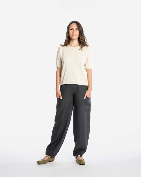 MATONA Broek Met Rechte Pijpen, Zwart