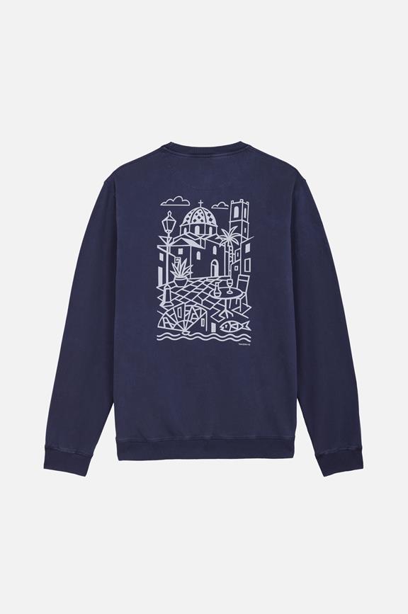 Trendsplant Sweatshirt La Plaza Dome Blue