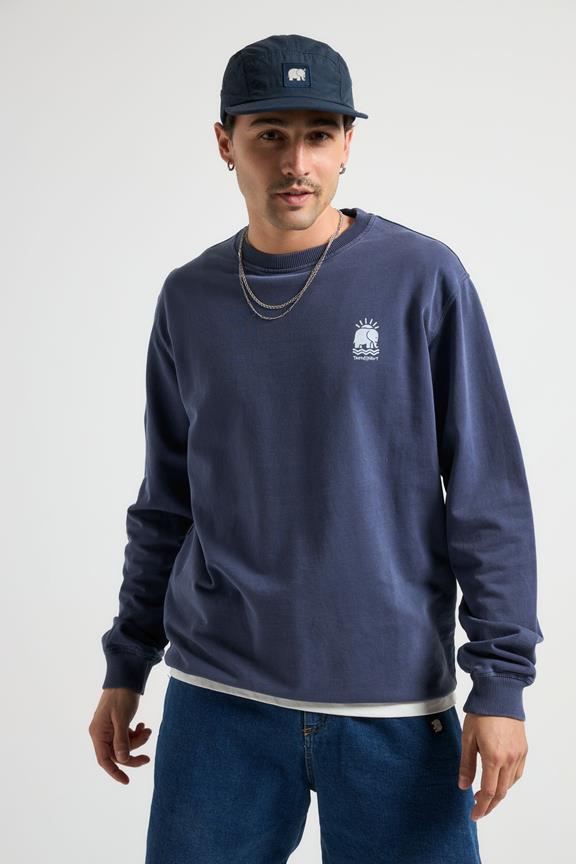 Trendsplant Sweatshirt La Plaza Dome Blue