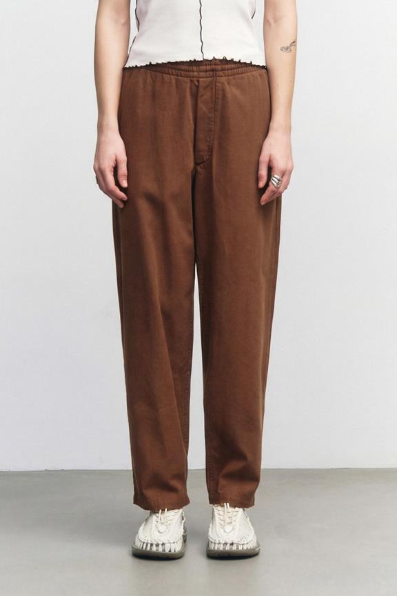 Broek Met Wijde Pijpen, Hazelnootbruin