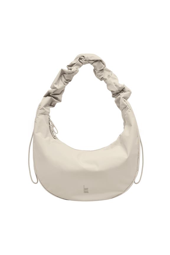 Maan Tas Met Ruches In Beige