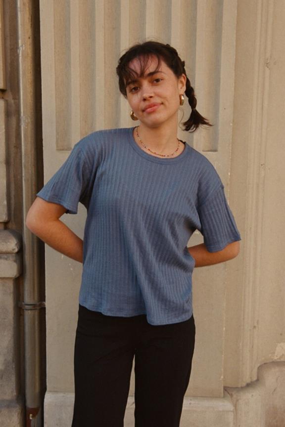 T-Shirt Emilie Blau