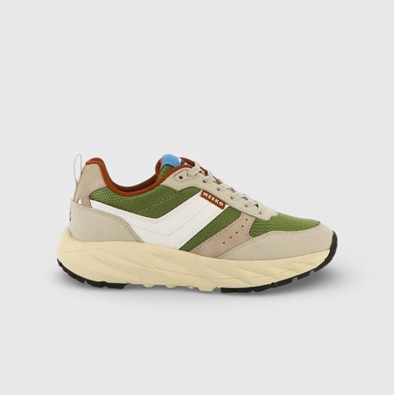 MEEKO Sneakers Pongo Epsom Olive Green