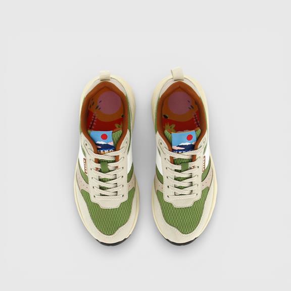 MEEKO Sneakers Pongo Epsom Olive Green