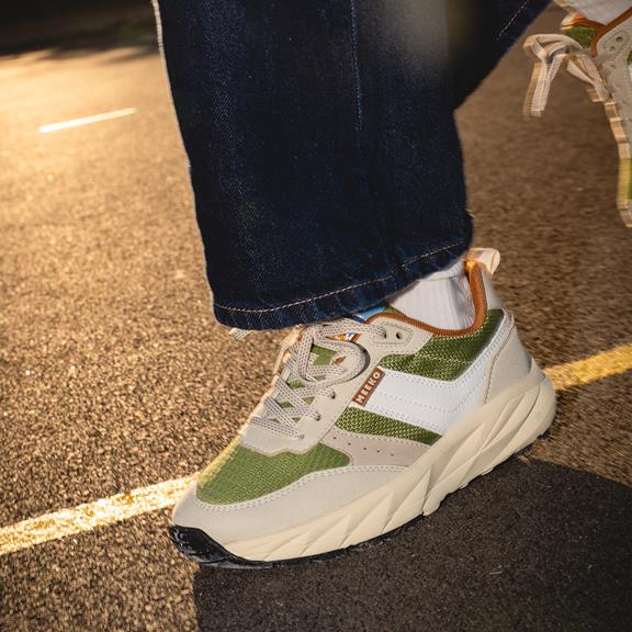 MEEKO Sneakers Pongo Epsom Olive Green