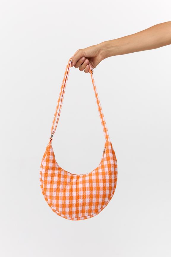 Moonbag Janno Check Oranje