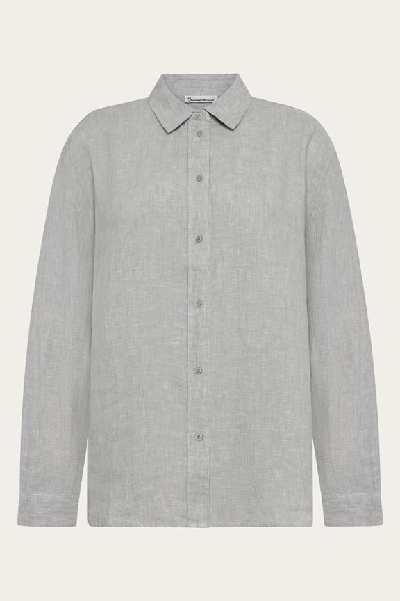 Shirt Loose Linen Ultimate Grey