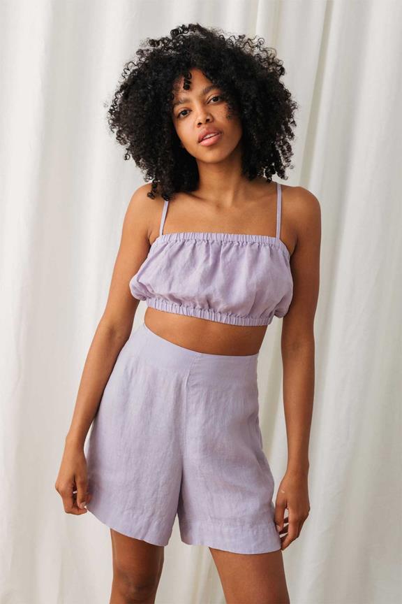 TWOTHIRDS Shorts Vaxholm Hellviolett