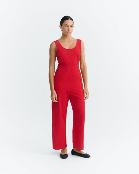 Thinking MU Jumpsuit Raflesia Red