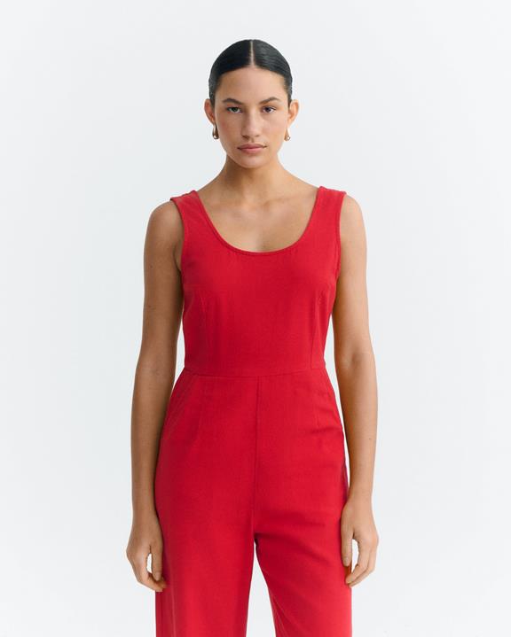Thinking MU Jumpsuit Raflesia Red