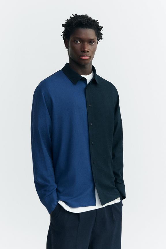 Hemd Jimbo Marineblau/ Schwarz