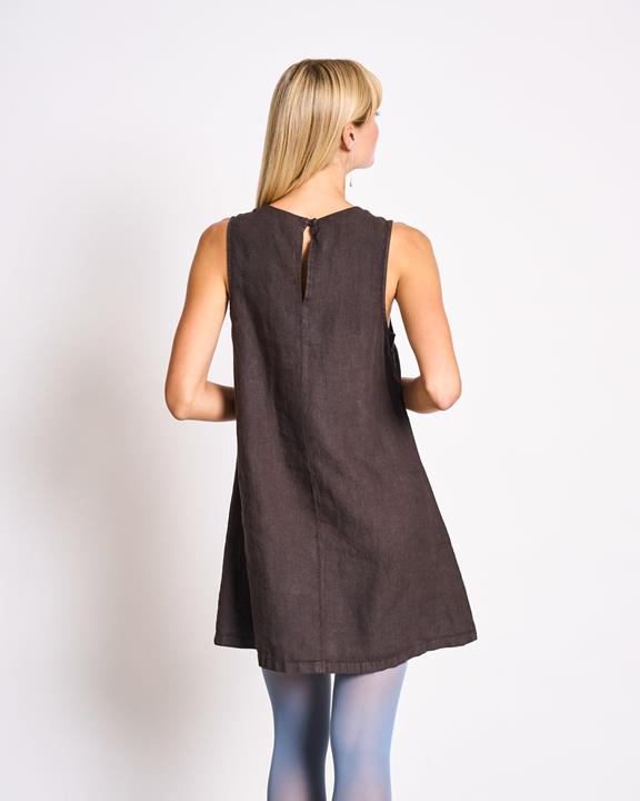 JAN 'N JUNE Kleid Salvia Schlammbraun