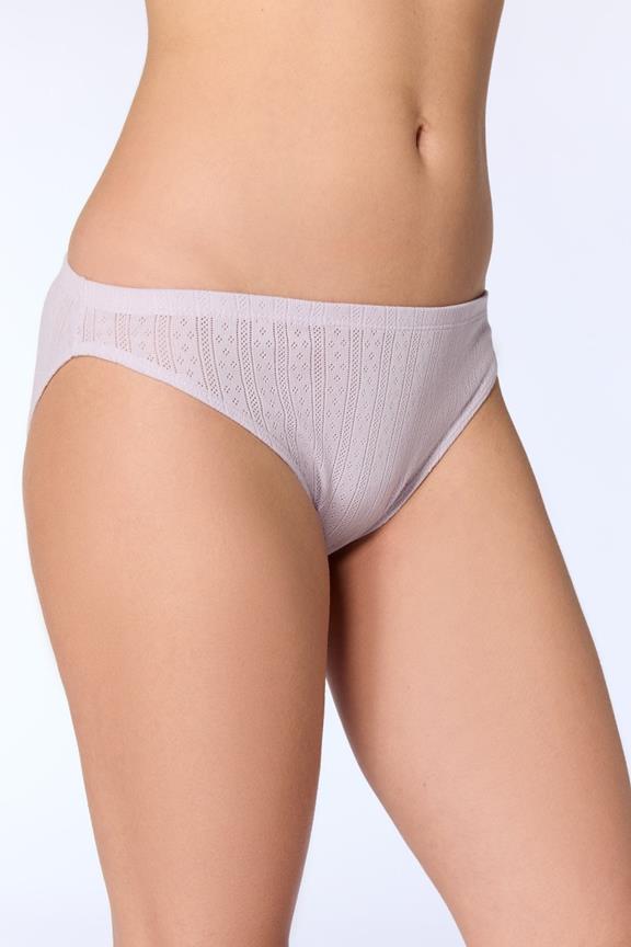 Slips Jacquard Blasslila