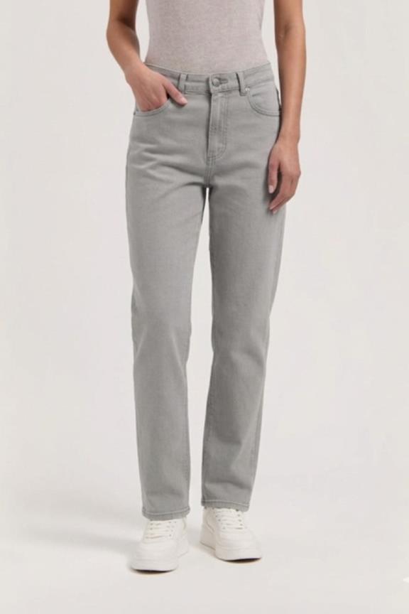Jeans Mams High Tapered Verblasst Grau