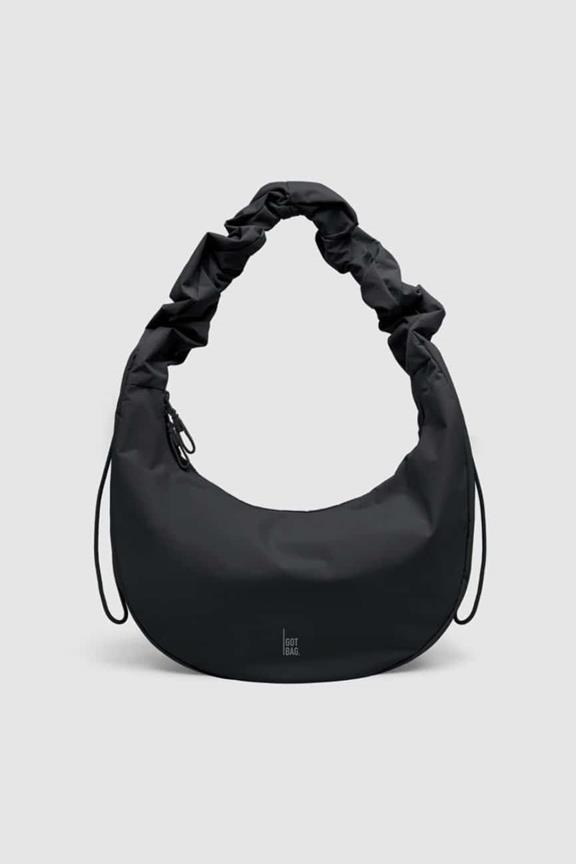 Tas Moon Met Ruches Zwart