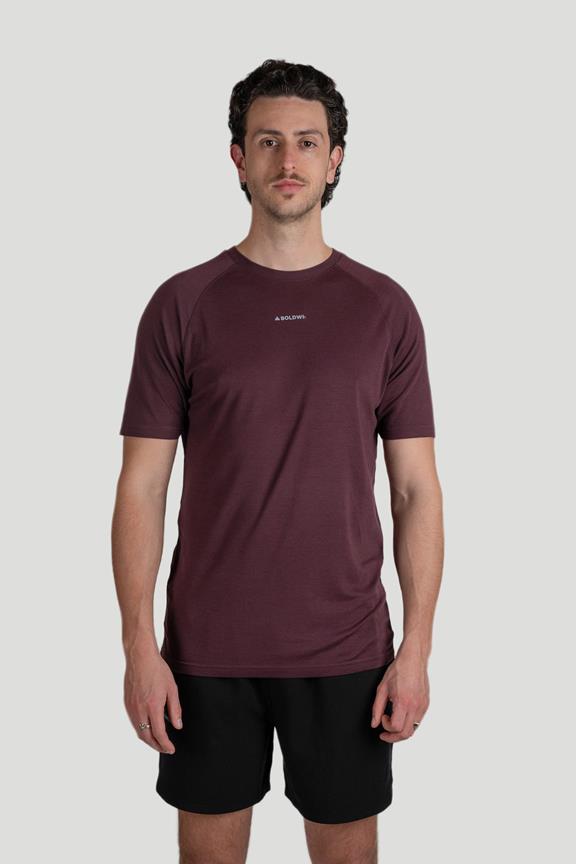Boldwill T-Shirt Mahogany Red