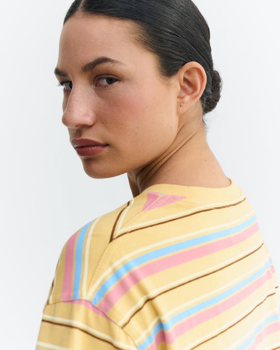 Thinking MU T-Shirt Lucia Mehrfarbig Gestreift