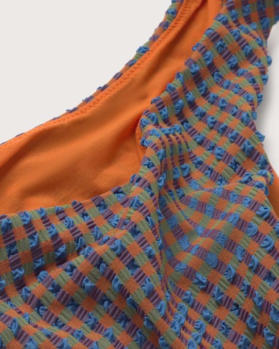 Thinking MU Bikini Bottom Seersucker Sicily Orange
