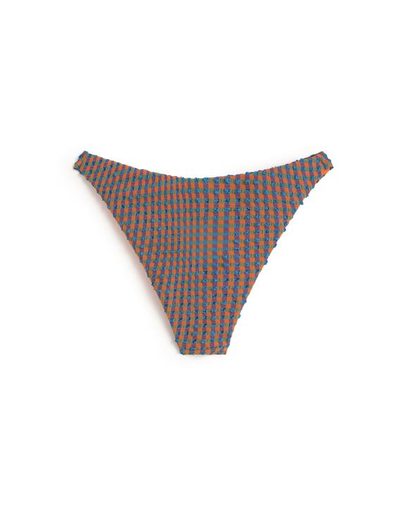 Thinking MU Bikini Bottom Seersucker Sicily Orange