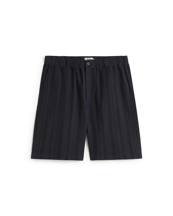 Thinking MU Shorts Bermuda Gasper Navy Stripes