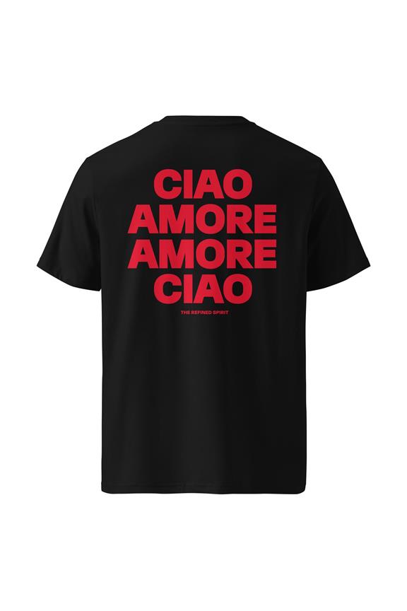 T-Shirt Unisex Amore Ciao Schwarz