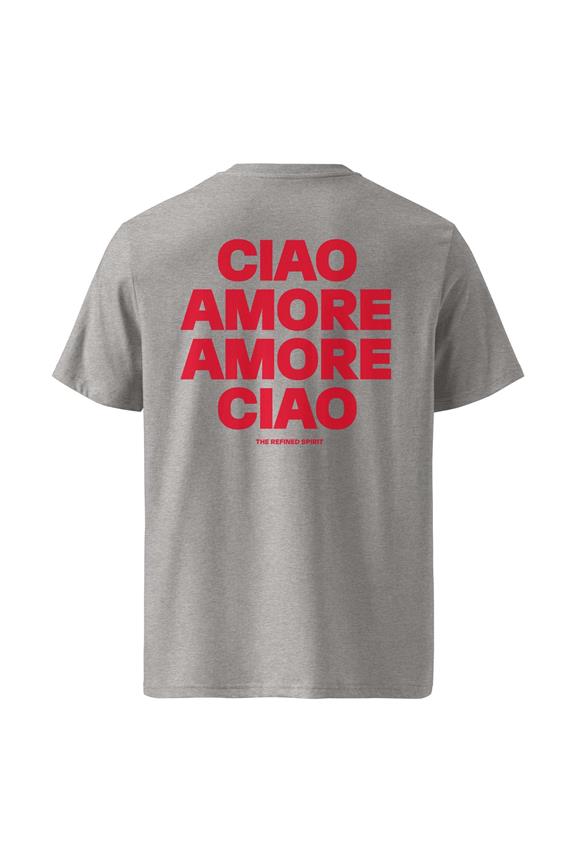 T-Shirt Unisex Amore Ciao Heather Grey