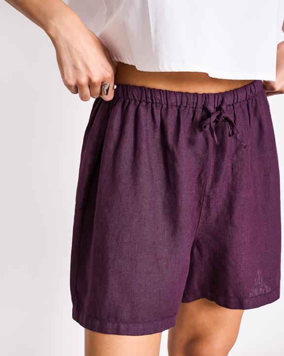JAN 'N JUNE Shorts Drawstring Marum Cherry Lacquer