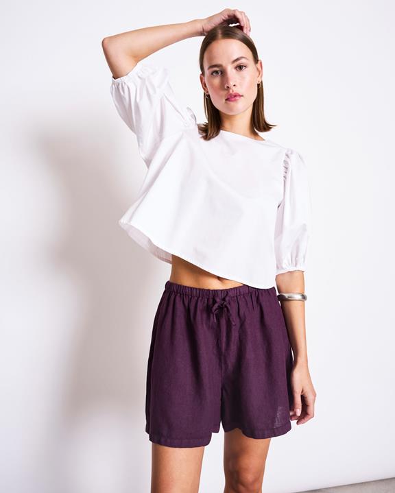 JAN 'N JUNE Shorts Drawstring Marum Cherry Lacquer