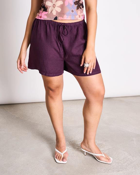 JAN 'N JUNE Shorts Drawstring Marum Cherry Lacquer